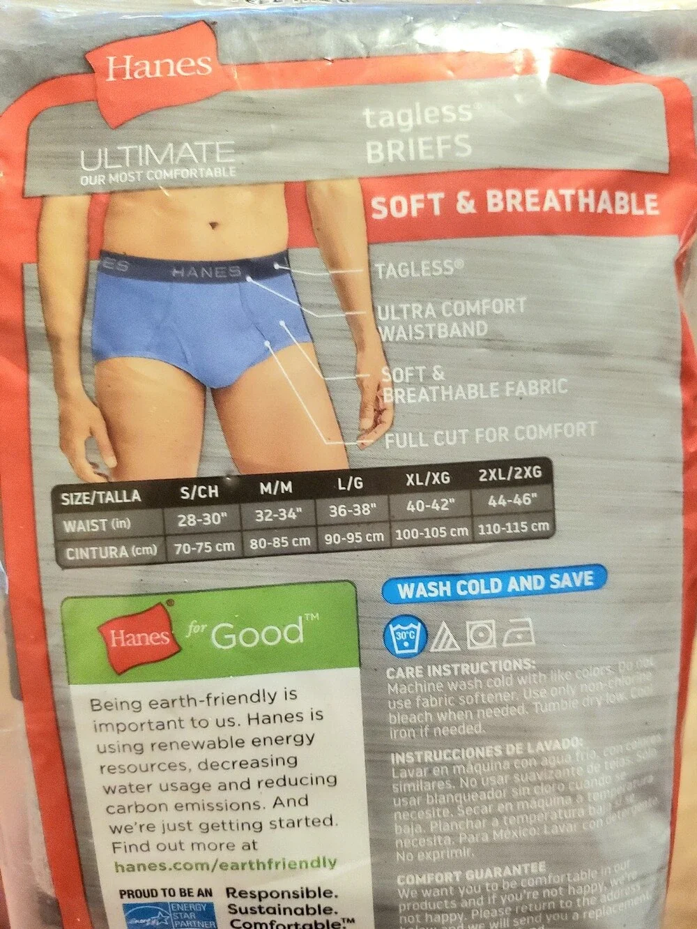 Hanes No Ride Up Briefs 7-Pack